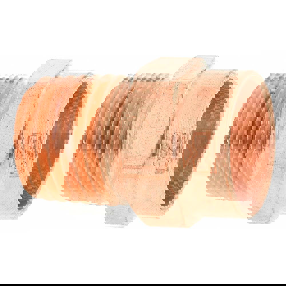 Wrot Copper Pipe Adapter: 3/8